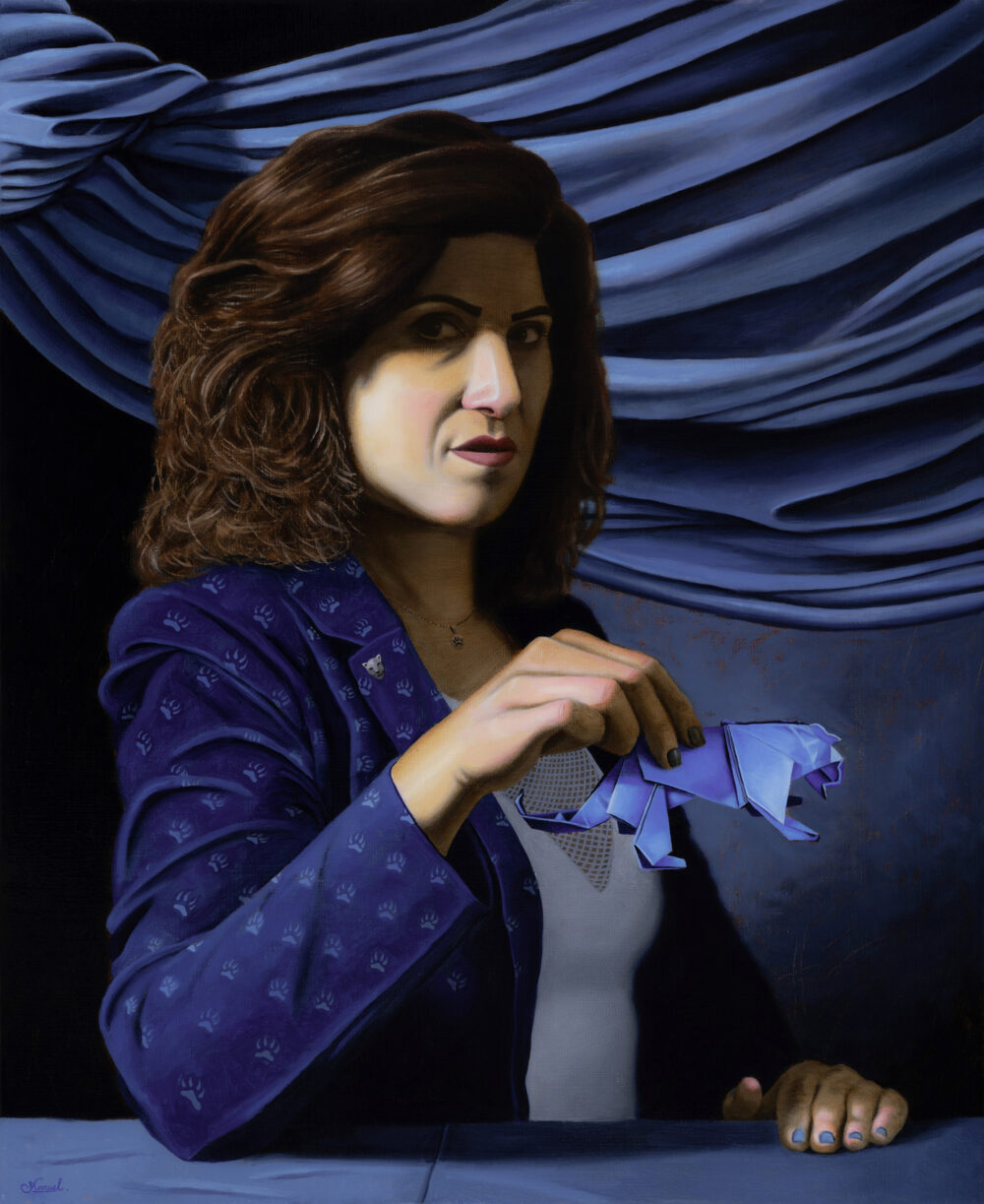 Des Empreintes Couleur Saphir