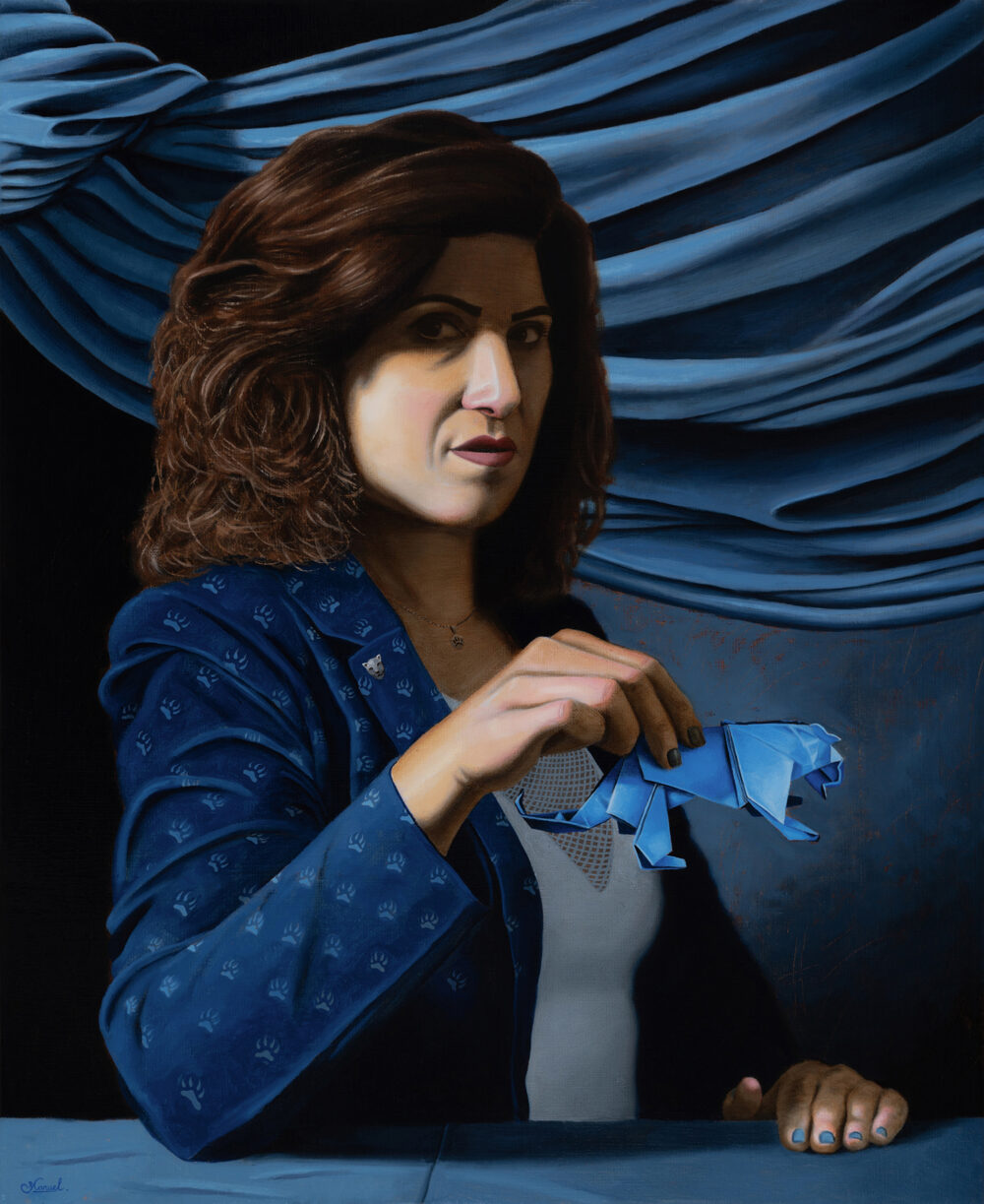 Des Empreintes Couleur Saphir